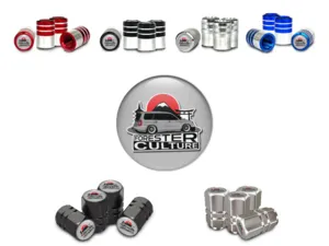 Subaru Copri Valvola Bici Stile Racing
